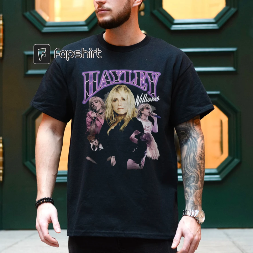 Limited Hayley Williams Homage T-Shirt , Hayley Williams Shirt, T-Shirt , Vintage Rock Shirt , Friends Gift.