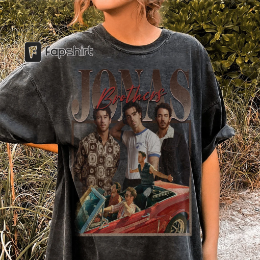 Jonas Brothers Shirt Vintage 90s, Jonas Five Albums One Night Tour Shirt, Jonas Brothers Shirt, Jonas 90’s Tee, Comfort Colors Graphic Shirt