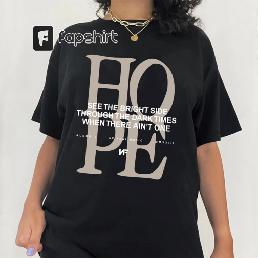 Vintage NF Rapper T-Shirt, Hope Album Shirt, NF Hope Shirt, NF Tour Shirt, 90s Bootleg Tee, Rapper Fan Shirt, 2023 Concert Shirt For Fan