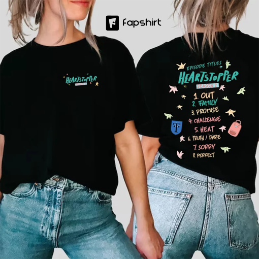 Heartstopper Season 2 Shirt, Nick Nelson, Charlie Spring, Nick And Charlie Sweatshirt, Heartstopper 8 Episode Titles Clothes, LGBTQ Shirt