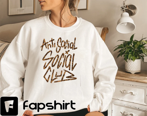 Anti Social Ber Type Back Shirt