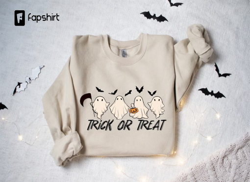 Halloween Trick or Treat Sweatshirt, Halloween Trick-Or-Treat, Halloween Trick-or-Treat Shirt, Funny Halloween Shirt, Halloween Shirt