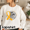 I Wear Gold For Childhood Cancer Awareness Shirt, I Wear Gold Shirt, Gold Ribbon Shirt, Pediatric Nurse Shirt, Cancer Support Shirt