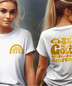 Childhood Cancer Awareness T-Shirt, In September We…