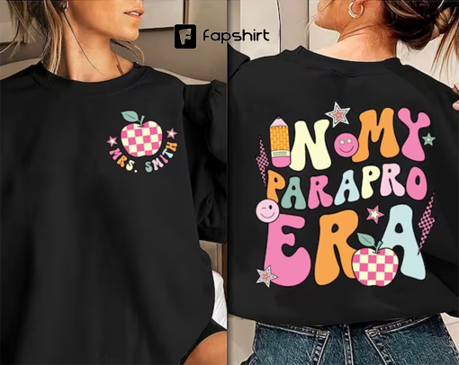 Paraprofessional Shirt, In My Parapro Era Shirt, Cool Para Club, Para Squad, Teacher Aide, Paraprofessional Gift, Teacher Appreciation Gift