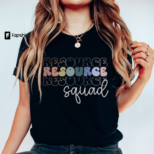 Resource teacher group shirts, Resource squad shirts, Specials shirts School specials shirts, Back to school shirts for group, teacher squad