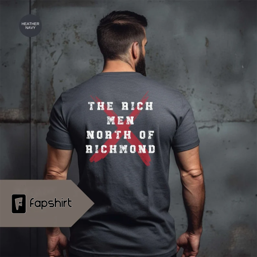 Stop The of Rich Men Of Richmond T Shirt, Patriotic T-Shirt, USA Tshirt, Proud American, Country Music, Amerian Music Shirt, Gift For Men