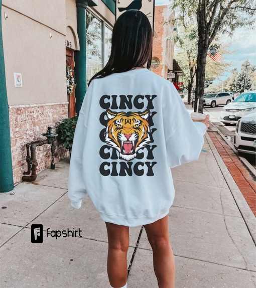 Cincy Retro Bengal Tiger Sweatshirt