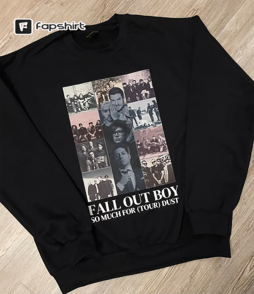 Black Fall Out Boy Taylor Swift eras tour t shirt sweatshirt