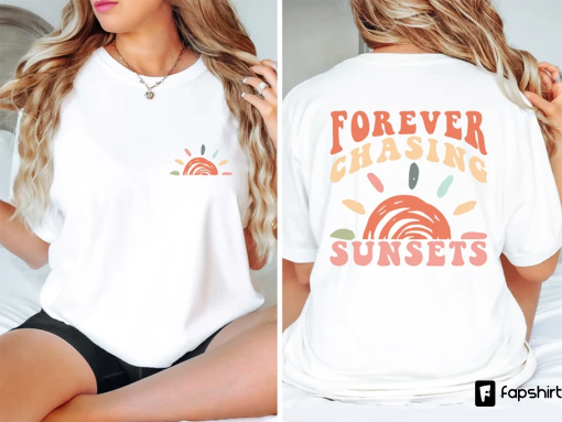 Retro Sunsets Shirt, Summer Shirt, Vacation Shirt, Beach Shirt, Summer Vacation Shirt, Comfort Colors Boho Shirt, Summer Outfit