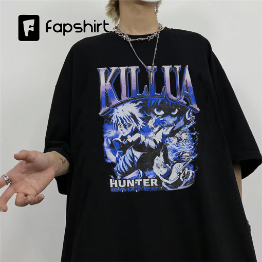 HxH T-Shirt, Y2K, Vintage and retro style, Hunter X Hunter season 6 merchandise, Gift for him, Gift for her, Killua, Anime