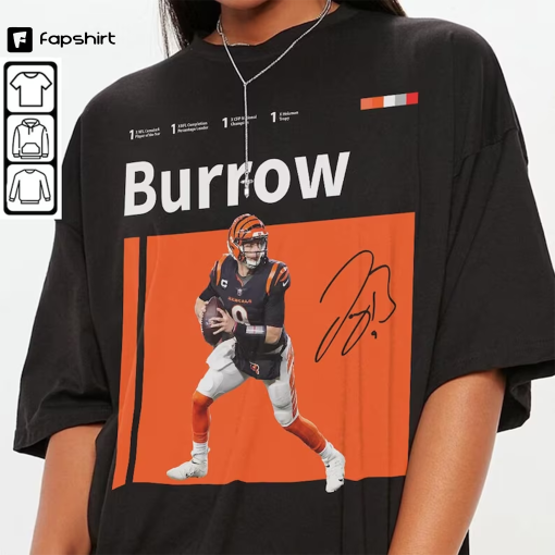 Joe Burrow Football Merch Shirt, Bengals Football Y2k Graphic Tee, Joe Burrow Retro 90s Inspired Bootleg Shirt