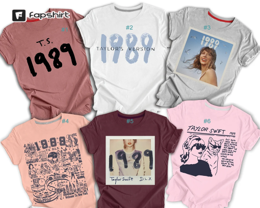 Album 1989 Taylor TShirt, Taylor Swift Inspired Shirt, 1989 Shirt, Taylor’s Version Shirt, Swift Taylor Vintage Merch, The Eras Tour Shirt