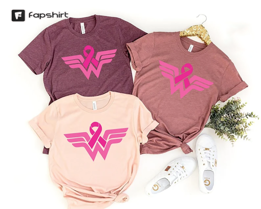 Cancer Ribbon Wonder Women T-Shirt, Cancer Survivor Shirt, Cancer Warrior Shirt, Breast Cancer Shirt, Cancer Fighter, Cancer Awareness Shirt