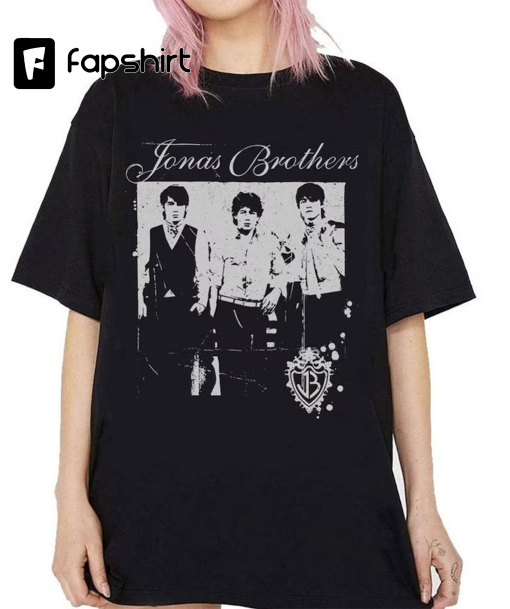 Jonas Brothers Vintage Shirt, Five Albums One Night Tour Shirt, Movie Graphic Tee, Joe Jonass Sweatshirt, Joe Jonass Movie Rapper Retro