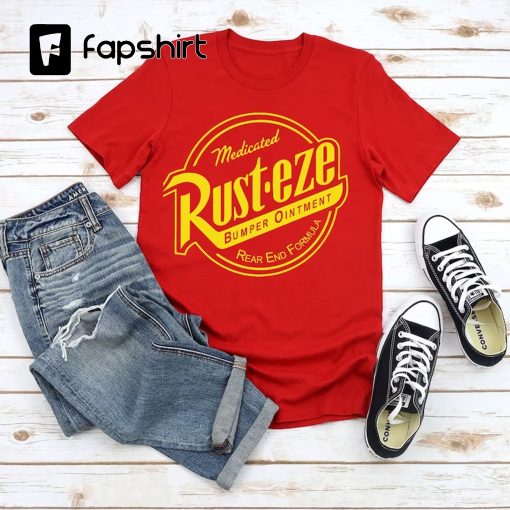 Rust-Eze Shirts, Lighting McQueen Shirt, Disney Shirt, Disney Cars Shirt, Car Racer Tee, Cars Disneyland Shirt, Disney Vacation Shirt