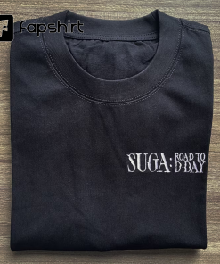 Suga Road To D-Day Embroidered Shirt, BTS…