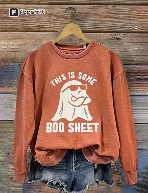 This Is Some Boo Sheet Shirt, Sweatshirt, V-Neck, Hoodie, Gift Shirt for Fans 2023 on Birthday, Halloween, Christmas, Anniversary