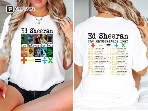 Ed Sheeran Tour Shirt, Ed Sheeran Concert Shirt, Ed Sheeran Fan Shirt, Ed Mathematics Tour 2023 Shirt, Sheerios Shirt, Pop Music Lover Gift