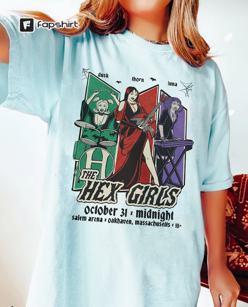 The Hex Girls Rock Band Music T-Shirt, The Hex Girls Shirt, Hex Girls 2023 Tour Shirt, Rock Band Sweatshirt, Music Concert 2023 Shirt