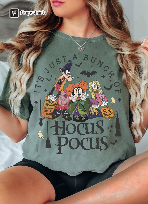 Three Witches Squad Hocus Halloween T-Shirt, Squad Shirt, Hocus Pocus Shirt, Sanderson Sisters Shirt, Halloween Party Shirt