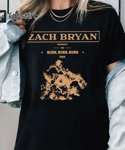 Vintage Zach Bryan Burn Burn Burn Tour…