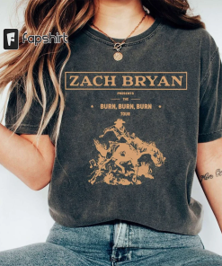 Vintage Zach Bryan Burn Burn Burn Tour…