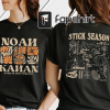 Noah Kahan Music Shirt 2Side, The Stick Season Tour 2023 Sweatshirt, Noah Kahan Concert Retro Vintage Unisex Gift Bootleg Hoodie Mus1706DK