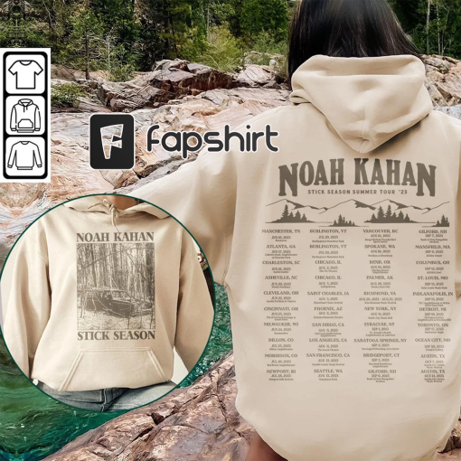 Noah Kahan Music Shirt 2Side, The Stick Season Tour 2023 Sweatshirt, Noah Kahan Concert Retro Vintage Unisex Gift Bootleg Hoodie Mus1706DK