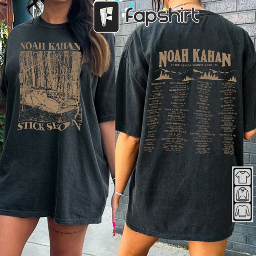 Noah Kahan Music Shirt 2Side, The Stick Season Tour 2023 Sweatshirt, Noah Kahan Concert Retro Vintage Unisex Gift Bootleg Hoodie Mus1706DK