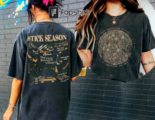 Vintage Stick Season 2023 Two-Sided Sweatshirt, Noah Kahan Shirt, Country Music Shirt, Noah Kahan Tour Concert Tee Gift For Her Gift For Fan