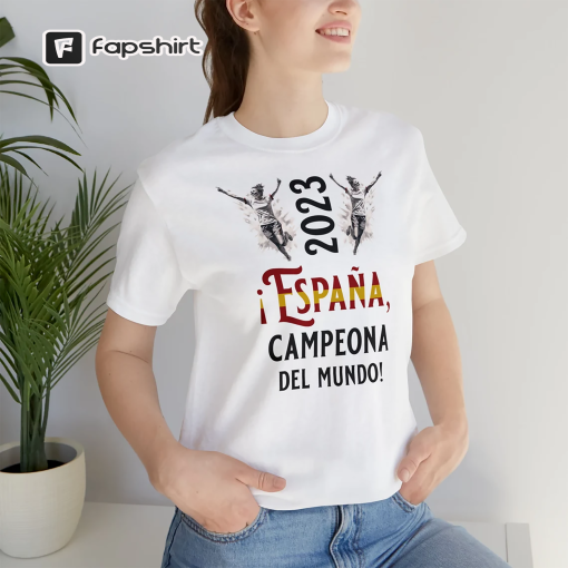 Spain Women’s Football World Champions | Celebrate In Style, Congratulations, FIFA World Cup 2023 | Unisex Jersey Short Sleeve Tee