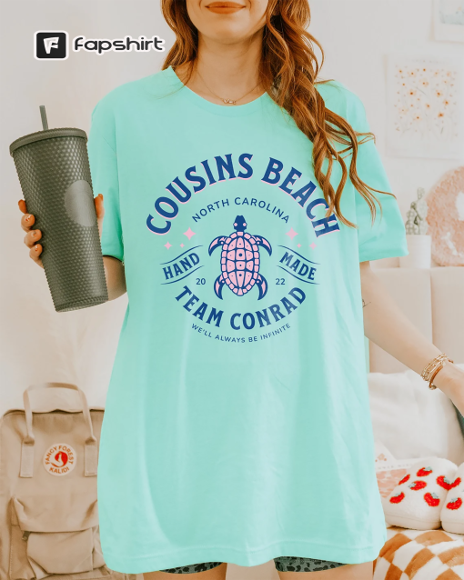 Cousins Beach Shirt Team Conrad T Shirt North Carolina Cousins Beach Summer Shirt I Turned Pretty Cousins Beach Tee Belly Gift for Her TSITP