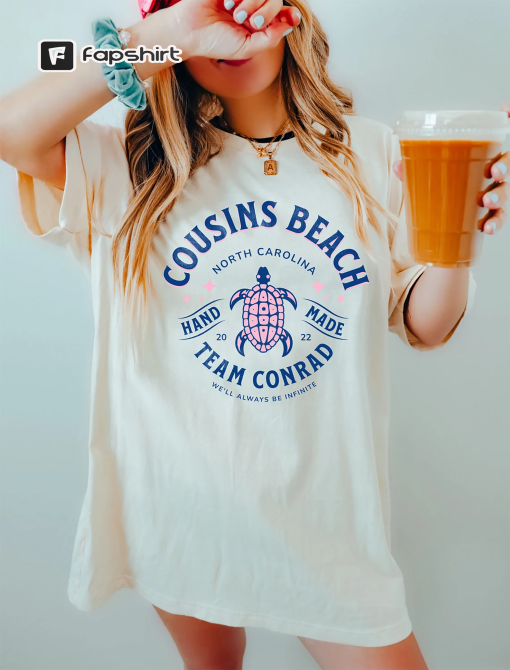 Cousins Beach Shirt Team Conrad T Shirt North Carolina Cousins Beach Summer Shirt I Turned Pretty Cousins Beach Tee Belly Gift for Her TSITP