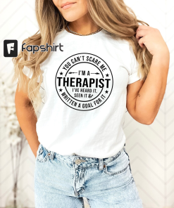 Therapist Shirt, Gift For Therapist, Mental Health…