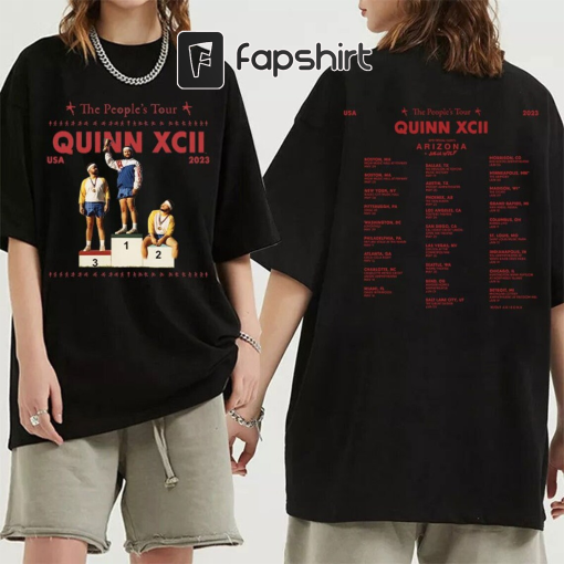 Quinn XCII Plans The People’s Tour Shirt, Quinn XCII us Tour Shirt For Fan, Quinn XCII 2023 Concert Shirt