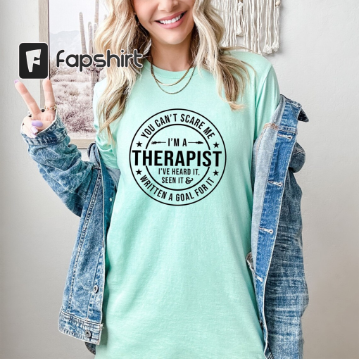 Therapist Shirt, Gift For Therapist, Mental Health Awareness Shirt, Anxiety Shirt, Social Worker Shirt, Psychologist Shirt, Therapist Tee