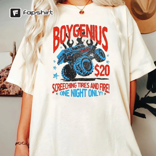 Boygenius Screeching Tires And Fire T-Shirt, Boygenius Rock Band Sweatshirt, Boygenius 2023 Tour Merch, Indie Rock Music, Boygenius Fan Gift