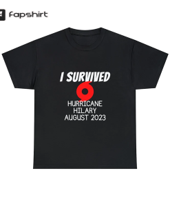 I survived Hurricane hilary August 2023 shirt