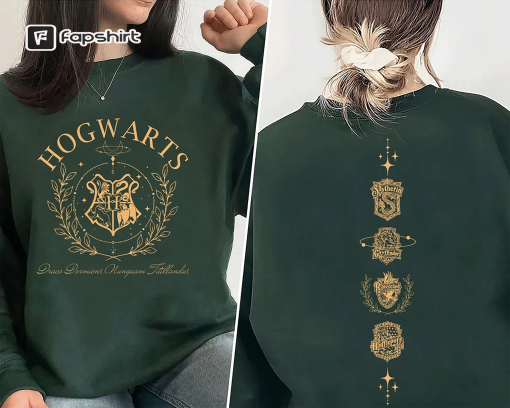 Hogwarts House Sweatshirt, HP inspired T-shirt, Wizard House Tee, Wizard School, Family Vacation Shirt, Magic Inspired, HP Fan Gift,Potter