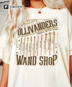 Wizard Book Shop Comfort Colors Shirt, Ollivander’s…