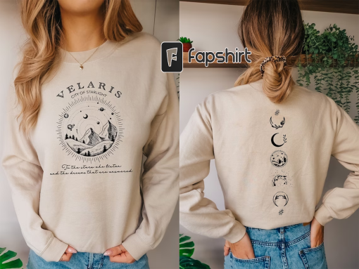 Velaris Sweatshirt, Velaris City Of Starlight Shirt, The Night Court Shirt, SJM Merch Shirt, City of Starlight Sweater, ACOTAR Book T-shirt