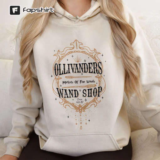 Wizard Book Shop Sweater, Ollivander’s Wand Shop Shirt, HP Shirt, Potter T Shirt, Wizard Shirt, Book Nerd Shirt, Subtle Harry Shirt