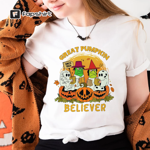 Great Pumpkin Believer Sweatshirt, Cute Little Ghost Crewneck, I Got A Rock T Shirt, Funny I Got A Rock Sweater, Cute Women Ghost Shirt