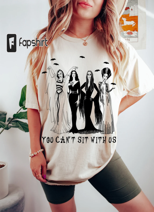 You Can’t Sit,With Us, Halloween Gift, Halloween Shirt, Sanderson Sisters Tees, Witches Shirt, Funny Witch Shirt, Halloween Shirt,