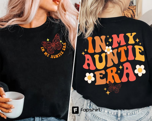 In My Auntie Era Shirt, Aunt Era Shirt, Eras Shirt, Funny Aunt Shirt, Gift For Aunt, Comfort Colors Shirt, Baby Announcement for Aunt