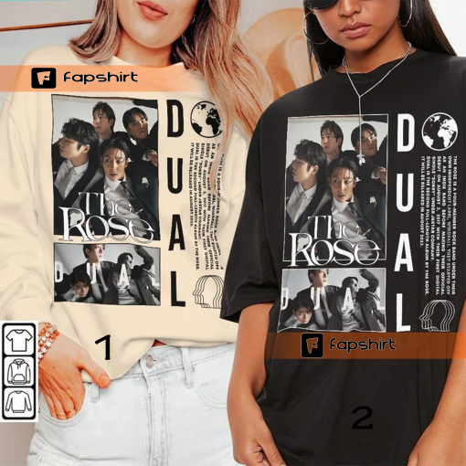 The Rose Kpop Shirt, Dual Rock Album Tee v4, Woosung Dojoon Hajoon Jaehyeong Hoodie, Vintage Retro Merch Bootleg Sweatshirt