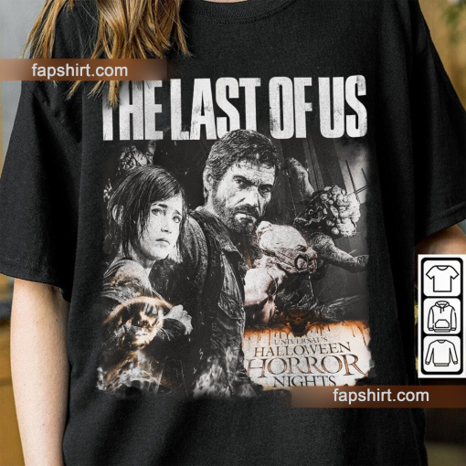 Last Of Us Movie Shirt, Halloween Horror Nights 2023 The Last Of Us Vintage 90s Y2K, Infected Zombie Gift For Fan