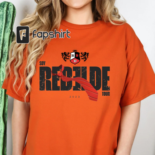 Rebelde t-shirt, RBD t shirt, Rebelde Red, RBD Touring Shirt, pa’ Los 2000 escuchaba, rbd tee shirts, Camisa Rebelde Tour Merch, Shirt