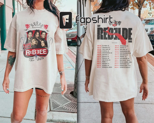 Vintage Soy Rebelde T-shirt, RBD Tour Shirt, RBD Concert Shirt, Mexican Shirt Men, Spanish Shirts, Soy Rebelde Tour, Shirts For Women